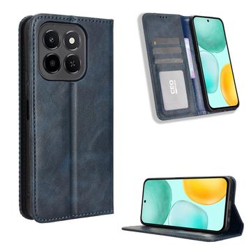 Husă Portofel Cu Închidere Honor X6c - Retro - Albastru