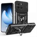Husă Hibridă Honor X8c cu Inel Rotativ cu Ecran pentru Cameră