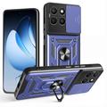 Husă Hibridă Honor X8c cu Inel Rotativ cu Ecran pentru Cameră