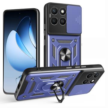 Husă Hibridă Honor X8c cu Inel Rotativ cu Ecran pentru Cameră