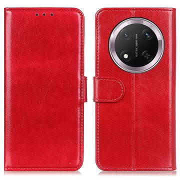 Husă Portofel cu Închidere Magnetică Honor X60 Pro/X9c/Magic7 Lite - Roșu