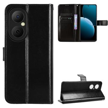 Husă portofel cu suport Huawei Enjoy 80 - negru
