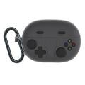 Husă din silicon Huawei FreeBuds Pro 5 Retro Gamepad cu carabină - Gri Închis