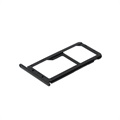 Tăviță Cartelă SIM Și Card MicroSD Huawei Mate 20 Lite - Negru