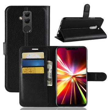 Husă Portofel Cu Închidere Huawei Mate 20 Lite - Negru