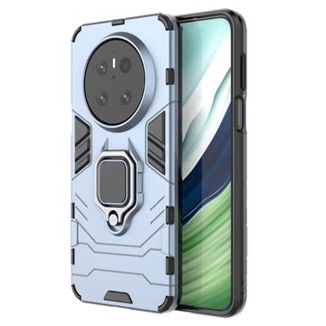 Husă Hibrid cu Suport Inel Huawei Mate 70 - Albastru