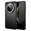 Husă TPU Brushed Huawei Mate 70 Pro/70 Pro+ - Fibră de Carbon