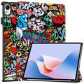 Husă Folio Smart Huawei MatePad 11.5 S - Tri-Fold - Graffiti