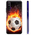 Husă TPU - Huawei Nova 5T - Fotbal în Flăcări
