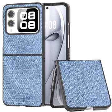 Husă hibridă Huawei Nova Flip Textura Strasuri - albastru