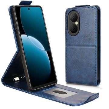 Husă verticală cu rabat și suport Huawei Nova Y73
