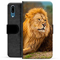 Husă Portofel Premium - Huawei P20 - Leu