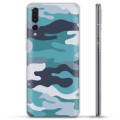 Husă TPU - Huawei P20 Pro - Camuflaj Albastru