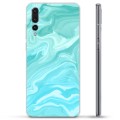 Husă TPU - Huawei P20 Pro - Marmură Albastră