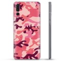 Husă TPU - Huawei P20 Pro - Camuflaj Roz
