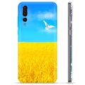 Husă TPU Ucraina -  Huawei P20 Pro - Câmp de Grâu