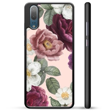 Capac Protecție - Huawei P20 - Flori Romantice