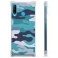 Husă Hibrid - Huawei P30 Lite - Camuflaj Albastru