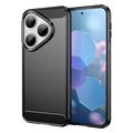 Husă TPU Brushed Huawei Pura 80 - Fibră de Carbon