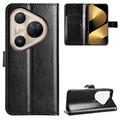 Husă portofel cu suport Huawei Pura 80 Pro/80 Pro+ - negru