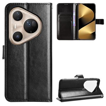 Husă portofel cu suport Huawei Pura 80 Ultra - negru