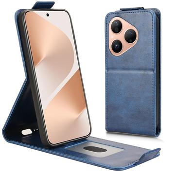 Husă verticală cu rabat și suport Huawei Pura 80