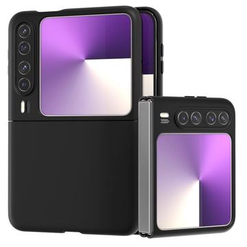 Husă Plastic Cauciucat Huawei Pura X - Negru