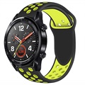 Curea sport din silicon Huawei Watch GT - Galben/Negru
