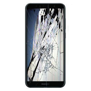 Reparație LCD Și Touchscreen Huawei Y6 (2018) - Negru