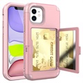 Husă Hibrid iPhone 12 Mini - Oglindă Ascunsă și Slot Card