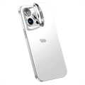 Husă Hibridă iPhone 14 Pro Max cu Suport Ascuns - Alb