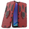 Husă Hibrid Cu Suport Tip Inel OnePlus 7 - Roșu