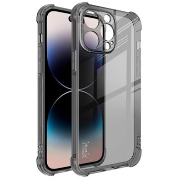 Husă TPU iPhone 14 Pro - Imak Drop-Proof - Negru / Transparent
