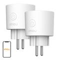 Priza inteligentă IMOU CE2P cu WiFi, monitorizare a consumului de energie, programare și comandă vocală - 2 buc.