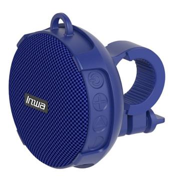 INWA Bluetooth Speaker Mini Subwoofer IPX7 impermeabil fără fir pentru bicicletă și bicicletă cu suport pentru muzică TF - albastru