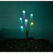 Lumini solare de grădină cu meduze, impermeabile IP65, cu 6 capete - Lumină colorată