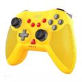 IPEGA PG-SW020 Controler de joc fără fir Bluetooth Gamepad cu vibrație cu șase axe cu motor dublu pentru Nintendo Switch/PS3/Android/PC - galben