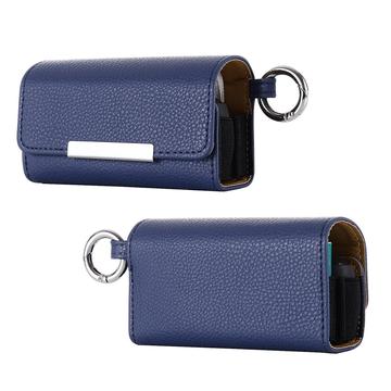 IQOS 3/3 DUO E-Cigarette Husă din piele - albastru închis