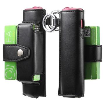 IQOS ILUMA i One/ILUMA One E-Cigarette Husă din piele - Negru