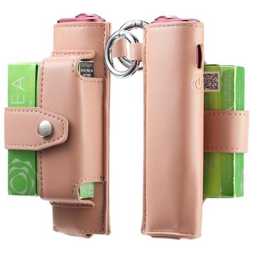 IQOS ILUMA i One/ILUMA One E-Cigarette Husă din piele - roz deschis