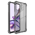 Husă TPU Motorola Moto G73 - Imak Antizgârieturi - Transparent Negru