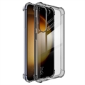 Husă TPU Samsung Galaxy S23 5G - Imak Antizgârieturi - Transparent Negru