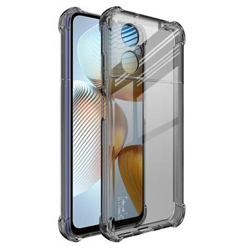 Husă TPU Xiaomi Poco M4 5G - Imak Anti-Scratch - Transparent / Negru