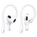 Cârlige Urechi TPU Antipierdere Apple AirPods 3 - Imak - Alb