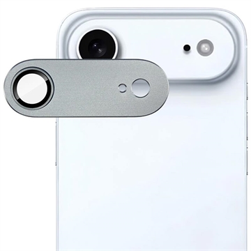 Protector de cameră din metal și sticlă securizată iPhone Air Imak Full Cover - gri