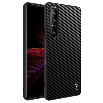 Husă Hibrid Sony Xperia 1 III - Imak LX-5 - Fibra de Carbon - Negru