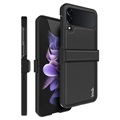 Husă Hibrid Samsung Galaxy Z Flip4 - Imak Ruiyi - Fibra de Carbon - Negru