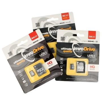 Card de memorie Imro MicroSD cu adaptor - 64GB