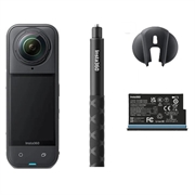 Pachet de bază Insta360 X5 cameră de acțiune 8K cu AI – Negru