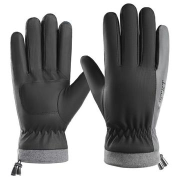 Mănuși izolate Windproof Touchscreen pentru bărbați - Negru